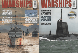 front covers of warships mag