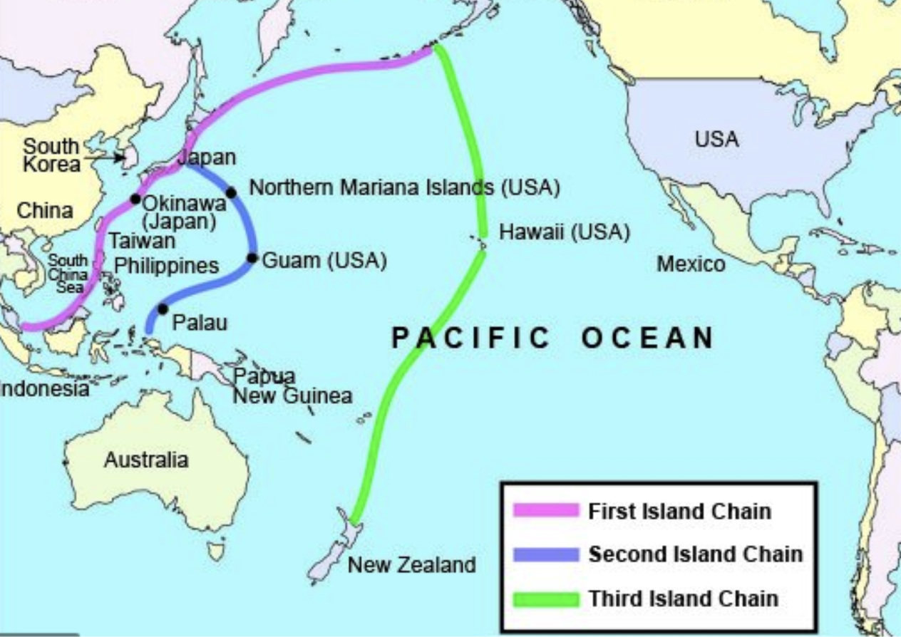 pacific ocean map