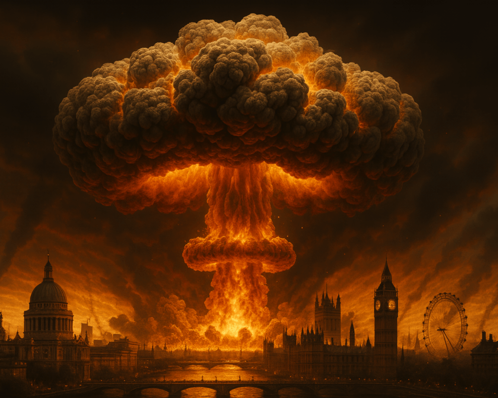 Bomb over london