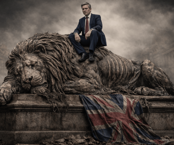 lion with starmer