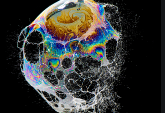 bubble bursting